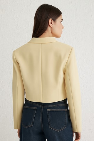 Blazer - Amarelo-pálido