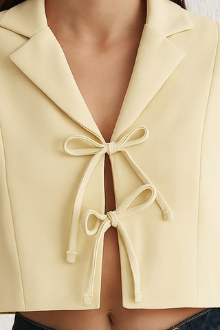 Blazer - Amarelo-pálido