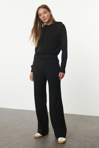 Camisola e calças - Preto