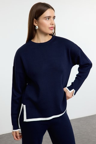 Camisola e calças - Azul-marinho