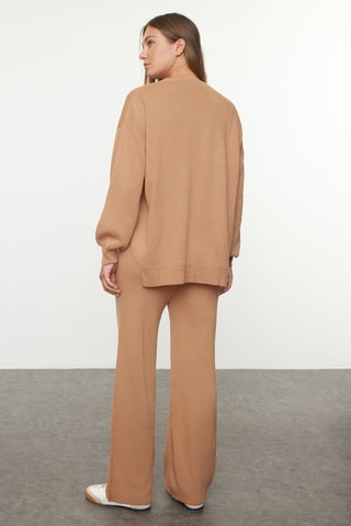 Túnica e calças - Camel