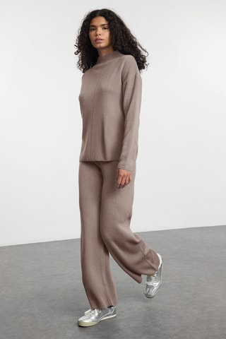 Camisola e calças wide legs - Toupeira