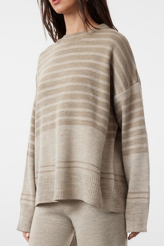 Camisola e calças - Bege