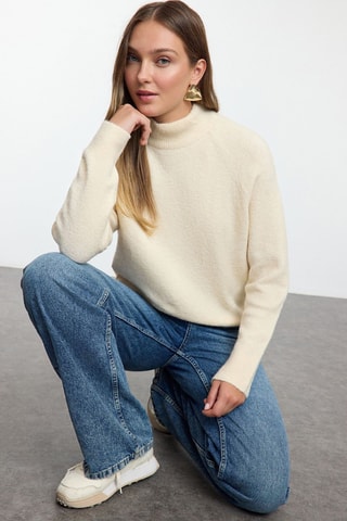 Camisola regular - Cru