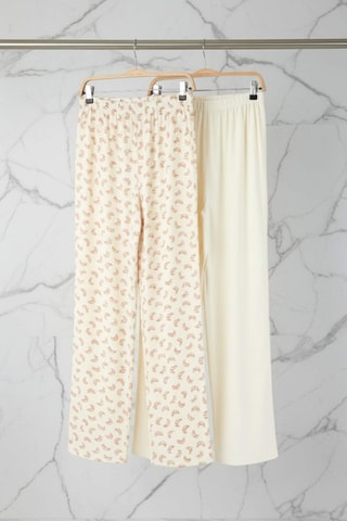 2 partes de pijama - Bege