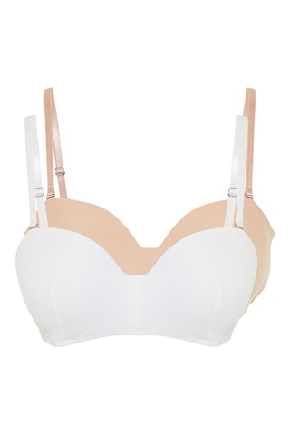 2 soutiens ampliforma - Bege e branco