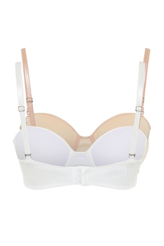 2 soutiens ampliforma - Bege e branco