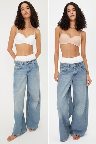 2 soutiens ampliforma - Bege e branco