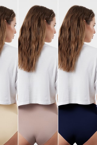 3 cuecas - Azul-marinho