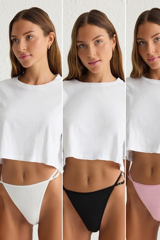 3 strings - Branco e preto