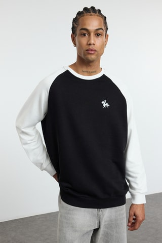 Camisola oversize - Preto