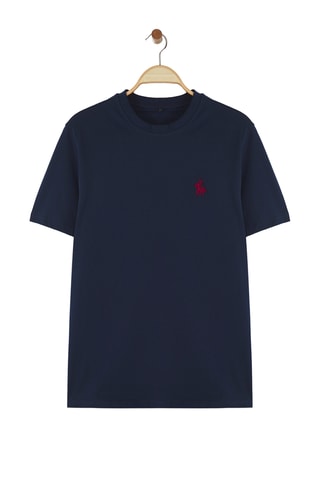 T-shirt regular - Azul-marinho