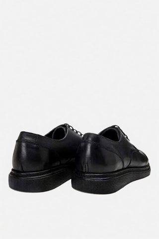 Derbies em couro - Preto