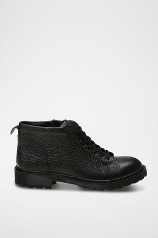 Botins em couro - Preto