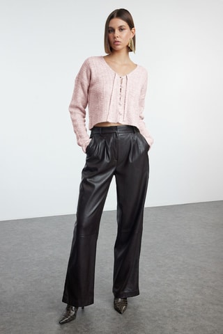 Casaco de malha - Rosa