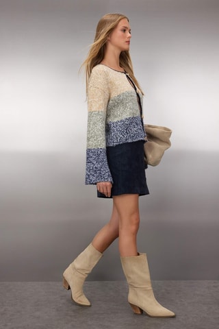 Casaco de malha - Índigo