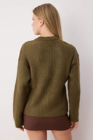 Casaco de malha - Caqui