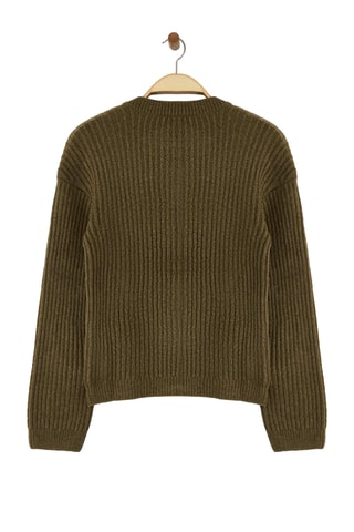 Casaco de malha - Caqui