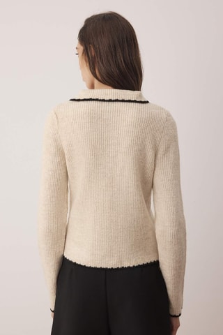 Casaco de malha - Bege