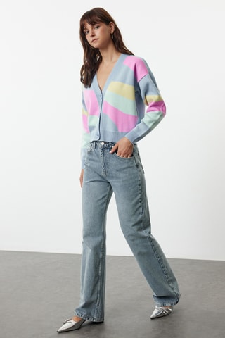 Casaco regular - Azul-claro