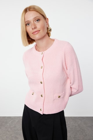 Casaco regular - Rosa