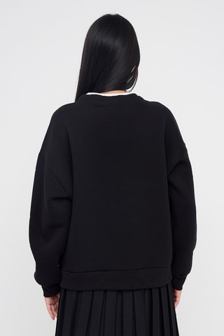 Camisola oversize - Preto