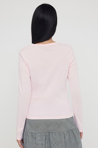 Casaco de malha - Rosa-pálido