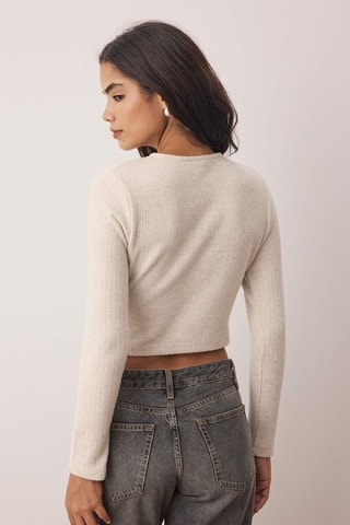 Casaco de malha - Bege