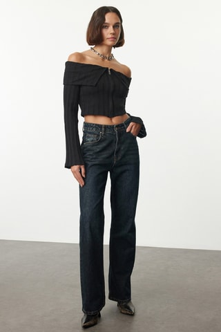 Crop top - Preto