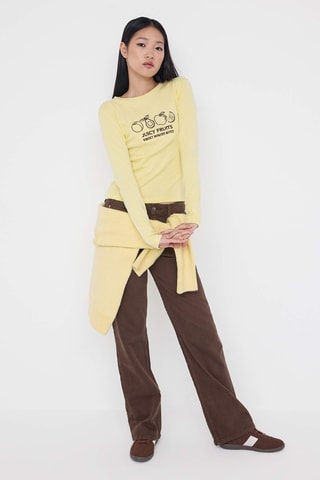 Top - Amarelo-pálido