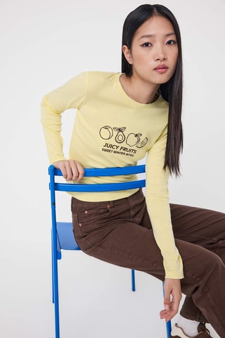 Top - Amarelo-pálido