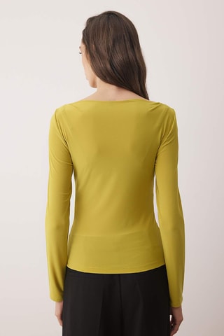 Top - Jaune moutarde