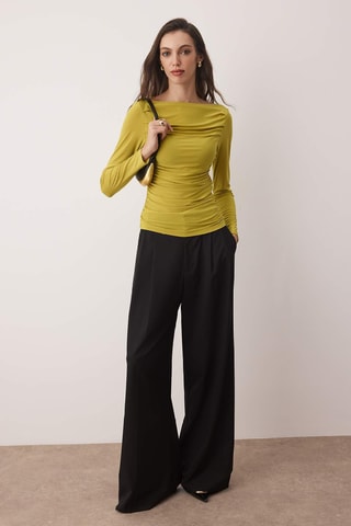 Top - Jaune moutarde