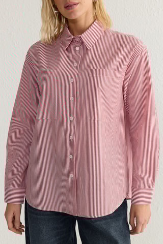 Camisa oversize - Vermelho