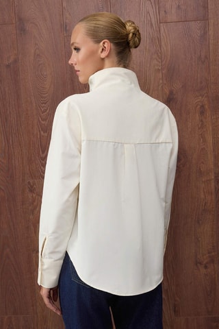 Camisa oversize - Bege