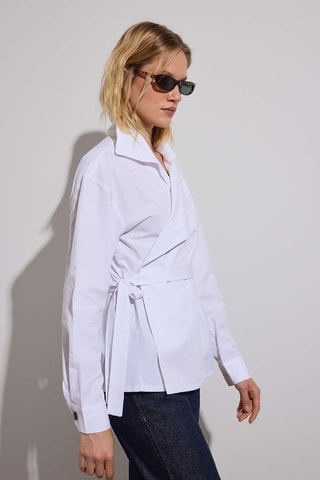 Camisa atada - Branco