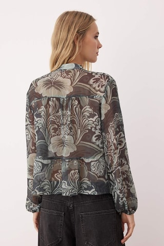 Camisa atada - Caqui