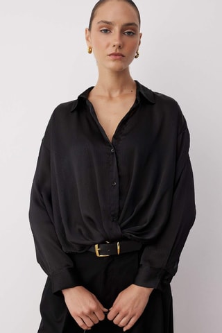 Camisa oversize - Preto
