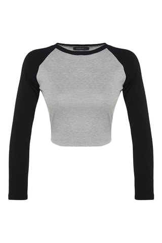 Crop top - Gris