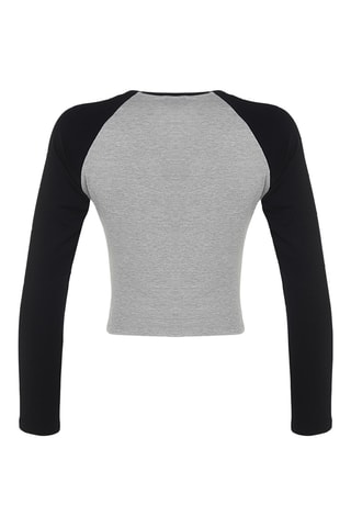 Crop top - Gris