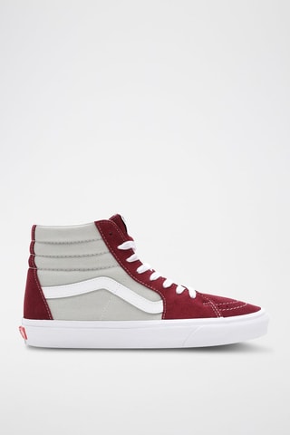 Baskets montantes SK8-Hi Rouge et gris clair