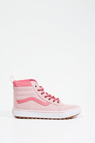Baskets montantes en cuir MTE SK8 - Rose