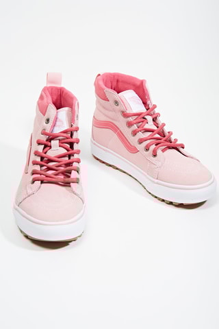 Baskets montantes en cuir MTE SK8 - Rose