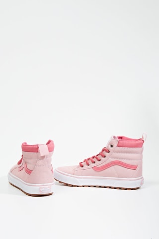 Baskets montantes en cuir MTE SK8 - Rose