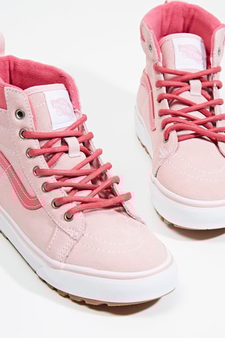 Baskets montantes en cuir MTE SK8 - Rose