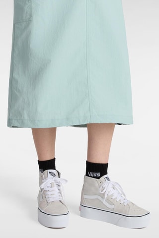 Sneakers montantes plateformes en nubuck SK8-Hi Tapered Stackform - Beige