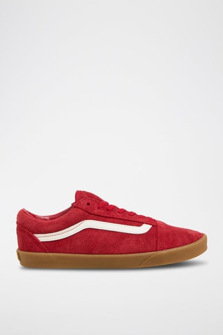 Baskets en cuir Old Skool Lowpro - Rouge