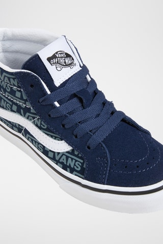 Baskets montantes en nubuck Sk8-Mid - Bleu