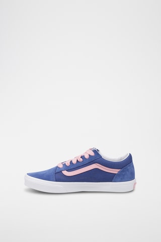 Baskets en nubuck Old Skool - Bleu cobalt