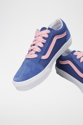 Baskets en nubuck Old Skool - Bleu cobalt